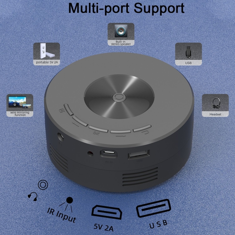 YT200-320-X-180P-LED-HD-Mini-proyector-Soporte-alimentado-por-USB-Conexion-por-cable-Pantalla-del-telefono-Negro-TBD0602908401A