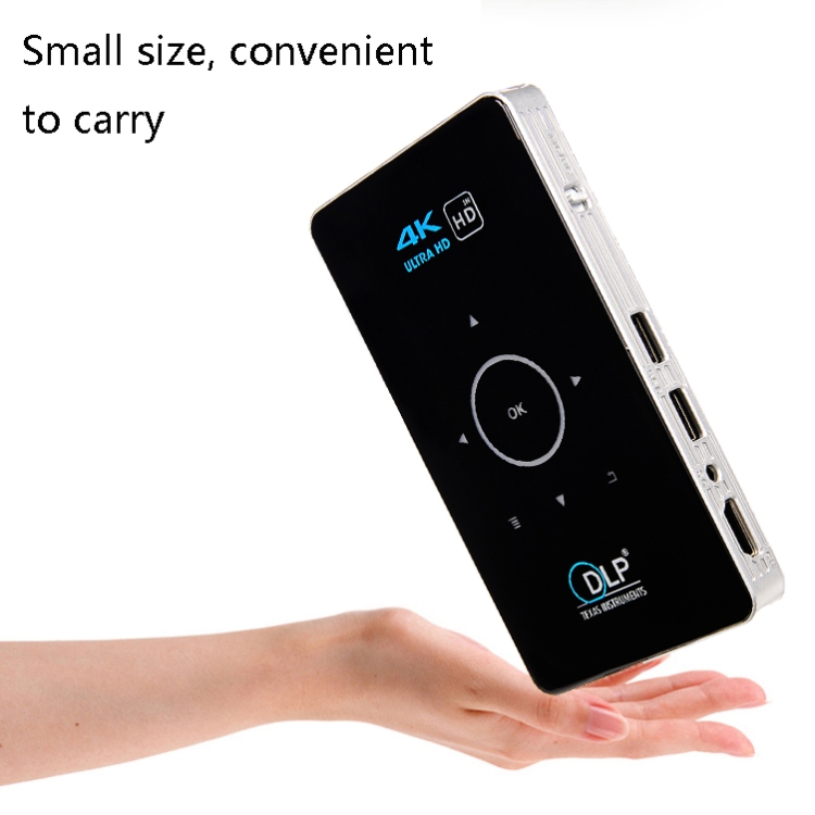 C6-1G-8G-Android-System-Intelligent-DLP-HD-Mini-Proyector-Portable-Portable-Telefono-movil-Proyector-enchufe-de-la-UE-blanco-TBD0575547906