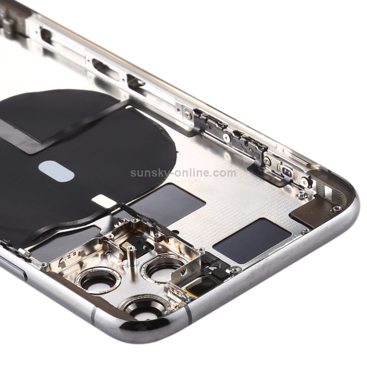 Tapa-posterior-de-la-bateria-con-teclas-laterales-bandeja-para-tarjetas-cable-flexible-de-alimentacion-volumen-y-modulo-de-carga-inalambrica-para-iPhone-11-Pro-Max-negro-IP1P0034BL